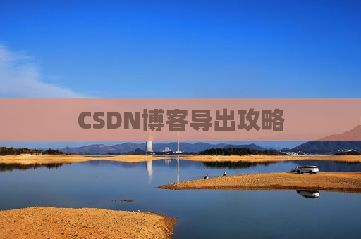 CSDN博客导出攻略